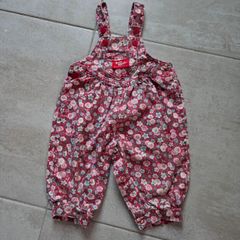 Vintage, Made In USA, 80's OshKosh B'gosh Floral Denim Overalls/Dungarees. Rare.