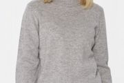 Isle - Lambswool Polo Neck Jumper  size M /14-16
