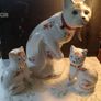 Trio of Early Twentieth Century English Ceramic Hand Painted Cats Image 2