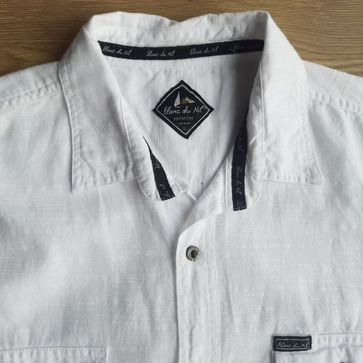 NEW Men White Longsleeve Shirt - Size Large (L) - New, never used