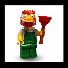 Lego GROUNDSKEEPER WILLIE Minifigure Lego Simpsons Lego Minifigure