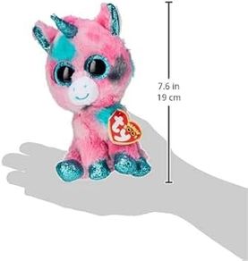 Retired Ty Beanie Boos Gumball the Unicorn 18cms 6" Plush Soft Toy and Gift Bag