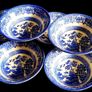 6 Vintage EIT Blue Willow Bowls-Pristine Image 4