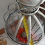 Xl Candle lantern Metal 3ft Image 3