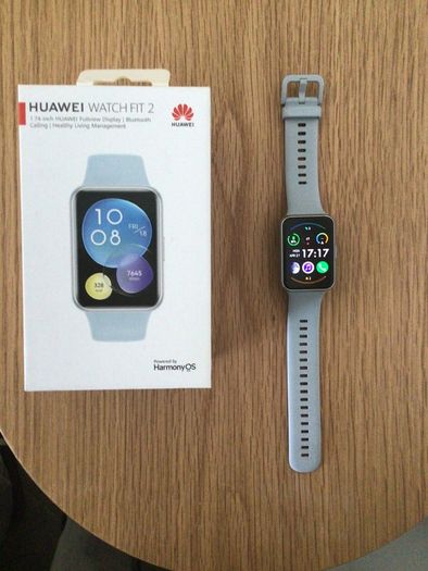 Huawei Watch Fit 2 Smartwatch WITH ORIGINAL BOX - Light Blue - Postage Included