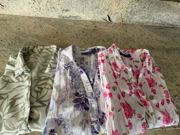 ladies blouses x 3 , size 18