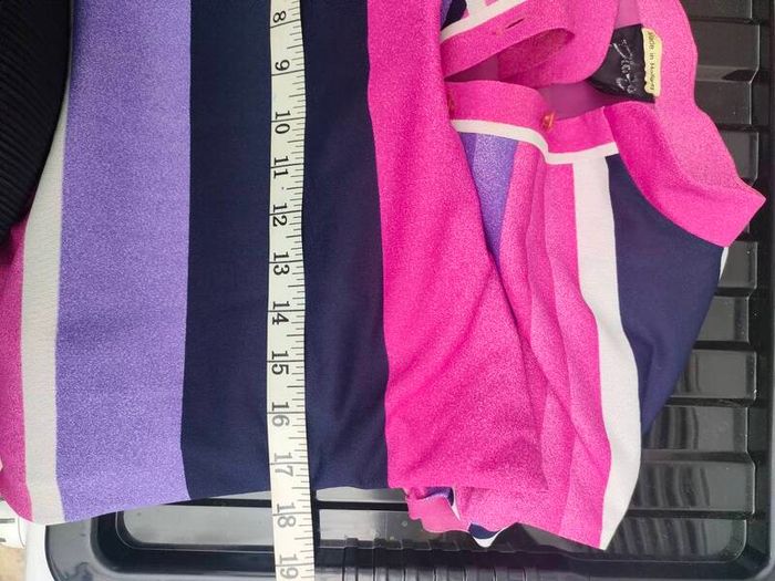 Vintage 70s pink striped A-line dress size S/M Postage included