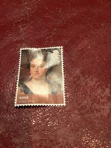 British stamp - Queen Anne