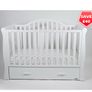 Oslo white Cot bed Image 5