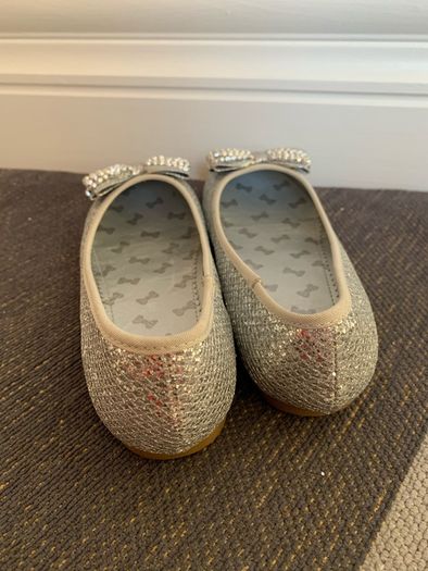 Silver party shoes