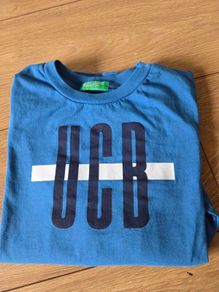 long sleeve tshirt, UCB, 130cm, 7-8 years old