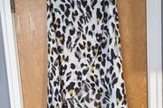 OEUVRE Leopard  Print  Wrap Skirt. S.14