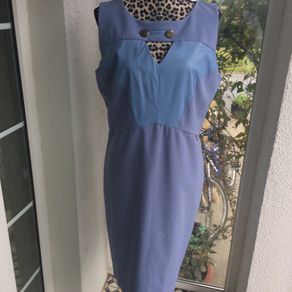 Cannella blue dress BNWT