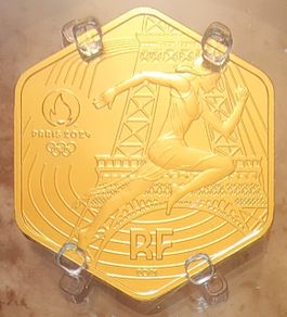 France 250 Euro Gold (.999) Brilliant Uncirculated Coin 2021 - Marianne - Olympics Games Paris 2024