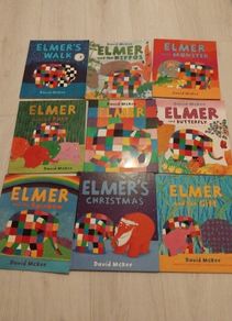 9 Elmer books