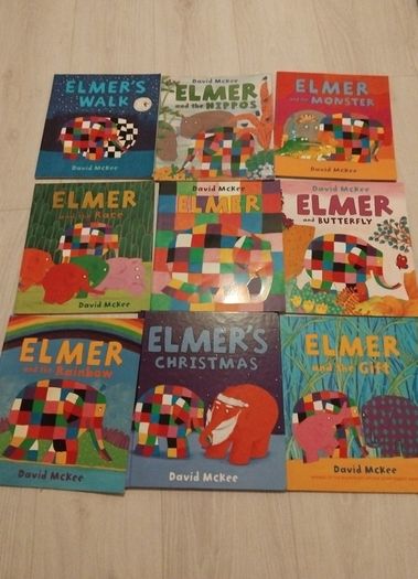 9 Elmer books