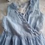 Next pretty blue and white stripped dress Image 3