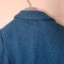 Per una acrylic coat size 16 ptp 22" green button up in excellent condition Image 7
