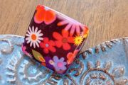 Flower Ring Black