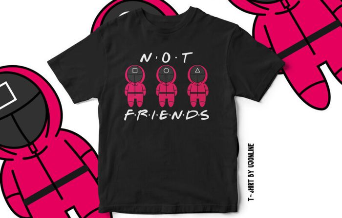 Squid game t-shirts korean trending series t-shirts