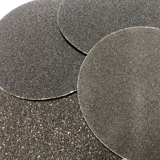 100PC 115mm Velcro Silicone Carbide Disc Pads 320 GRIT FREE BACKER