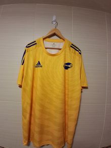 The Hurricanes Jersey. Official Adidas Training / Pre Match Warm Up Jersey Of The Hurricanes Rugby Union Club Wellington New Zealand.