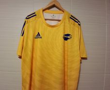 The Hurricanes Jersey. Official Adidas Training / Pre Match Warm Up Jersey Of The Hurricanes Rugby Union Club Wellington New Zealand.