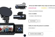 3 Way 4K Gps Dash Cam.