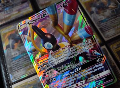 Sigilyph GX ! Ultra Rare ! From Lost Thunder Set ! 2018 ! Pokemon Card !