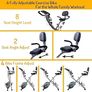 4-IN-1 Exercise Bikes for Home Use, Folding Indoor Stationary Cycling Bike with Arm/Leg Workout Bands,16 Levels Magnetic Resistance Fitness Bicycle with Hand Pulse and Phone/Tablet Holder Image 6