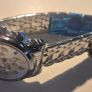 TAXAU Men's Silver Chronograph Watch - Brand New Image 2