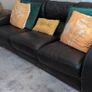 Italian leather black Image 3