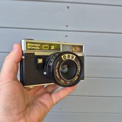 Soviet camera SOKOL-2 LOMO 35 mm film rangefinder INDUSTAR-70 USSR Vintage
