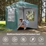 2x2m Popup Gazebo Marquee Party Tent Pavilion Green with 4 Sides Image 2
