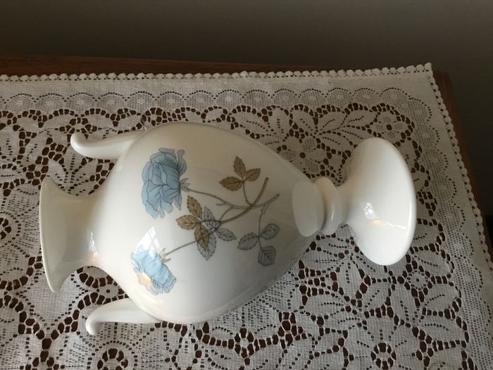 Wedgwood Ice Rose bone china urn
