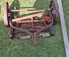 Vintage lawnmower