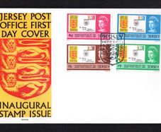 1969 Jersey Inauguration of Post Office Commemorative Stamps First Day Cover (FDC)
