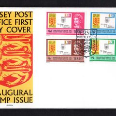 1969 Jersey Inauguration of Post Office Commemorative Stamps First Day Cover (FDC)