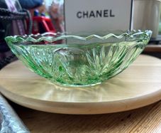 Vintage Green Bowl