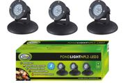 Aqua Nova NPL2-LED3 3x2.2W LED Pond Light with Twilight Sensor
