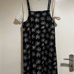 Girls summer dress & Tshirt combo age 10-11 years