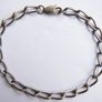 Vintage Sterling Silver 925 Chain Link Bracelet length 7,2" - 6,4g Image 2