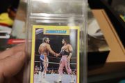 1992 Merlin Gold Bret Hart Vs British Bulldog Wrestling Card WWF Summer Slam  92