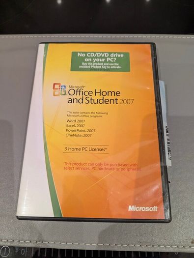 Microsoft Office XP, 2007 and Works 7.0