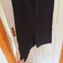 Endora Black Linen Skirt - Size 12 Image 2