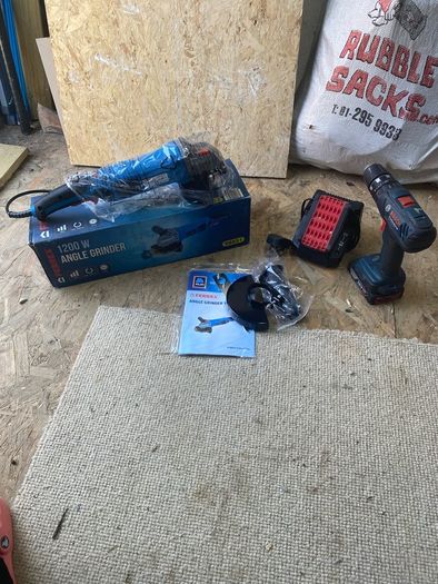 Bosch cordless 18 volt / ferret angle grinder