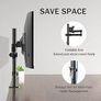 NEW SALE | Dual Monitor Mount, Double Monitor Arm for 13-32 inch LCD LED Screens, Tilt Swivel Rotation Height Adjustable PC Monitor Arm Desk Mount up to 10kg VESA 75/100mm Monitor Stand Image 3
