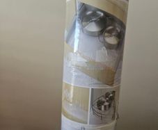 roll of none slip film for draws etc