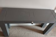 Console Table Grey Painted with 1 Drawer