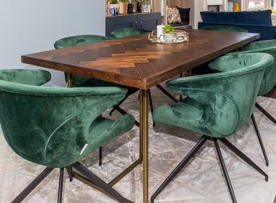 Herringbone Dining table